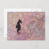 Seepferd Postkarte (Vorne/Hinten)