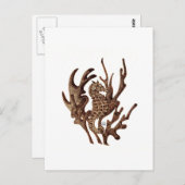 Seepferd Postkarte (Vorne/Hinten)