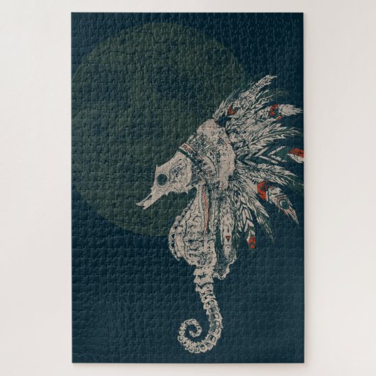 Seepferd Puzzle (Vertikal)