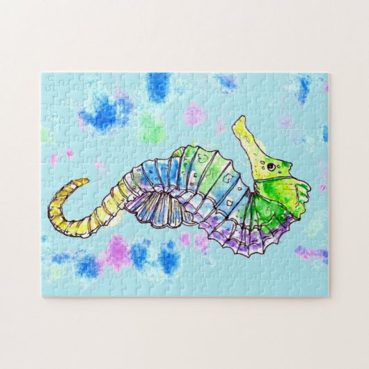 Seepferd Puzzle (Horizontal)