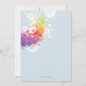 Seepferd-Rahmen-Foto-Geburtstags-Party Einladung (Rückseite)