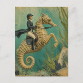 Seepferd-Reitsport Postkarte (Vorderseite)