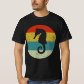 Seepferd Retro Vintag T-Shirt (Vorderseite)