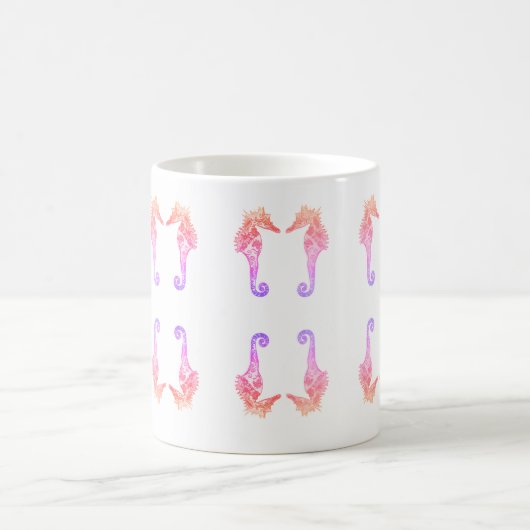 Seepferd Rosa Traumwelt Tasse (Mittel)
