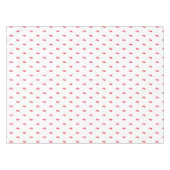 Seepferd-Rotweiße Meerestiere Tischdecke (Vorderseite (Horizontal))