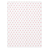 Seepferd-Rotweiße Meerestiere Tischdecke (Vorderseite)