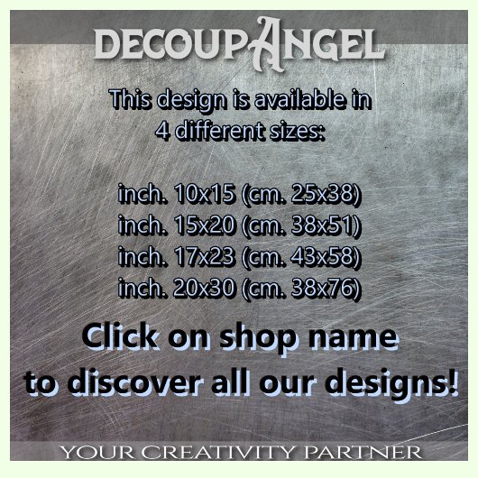 Seepferd Schatz unter den Wellen - Entfärbung - Seidenpapier