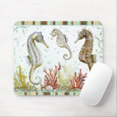 Seepferd-Schongebiet durch Kate McRostie Mousepad (Mit Mouse)