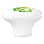 Seepferd-Schubknöpfe Keramikknauf (Seitenansicht)