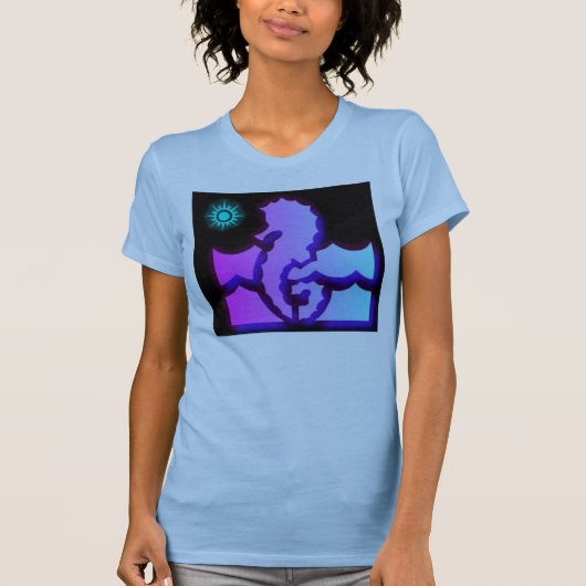 Seepferd, seahorse2 T-Shirt (Vorderseite)