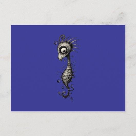 Seepferd seahorse postkarte (Vorderseite)