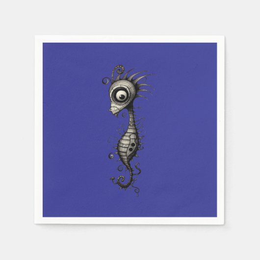 Seepferd seahorse serviette (Vorderseite)