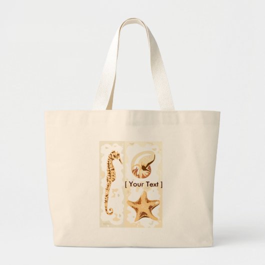Seepferd Seashells Aquatic Life Tasche (Vorne)