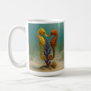 Seepferd Serenade Kaffeetasse