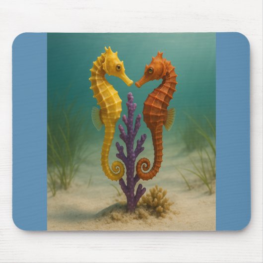 Seepferd Serenade Mousepad (Vorne)