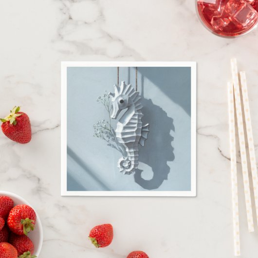 Seepferd Serviette (Beispiel)