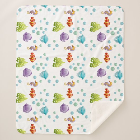 Seepferd Sherpadecke (Vorderseite)