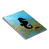 Seepferd Silhouette Notizblock (Rechte Seite)