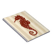 Seepferd Silhouette Notizblock (Rechte Seite)