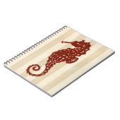 Seepferd Silhouette Notizblock (Linke Seite)