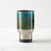 Seepferd Silhouette Reisebecher (Mittel)