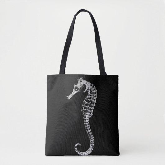 Seepferd-Skelett Tasche (Vorderseite)