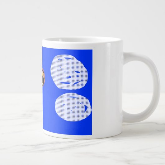 Seepferd Sommer Jumbo-Tasse (Rechts)