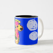 Seepferd Sommer Zweifarbige Tasse (VorderseiteRechts)