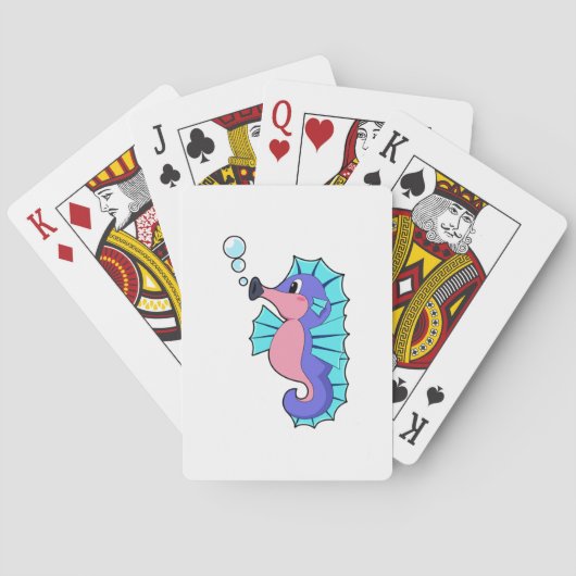 Seepferd Spielkarten (Rückseite)