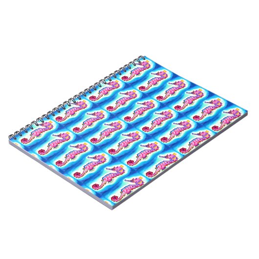Seepferd Spiral Notebook Notizblock (Linke Seite)