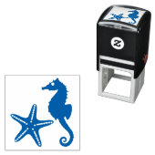 Seepferd & Star Fish Silhouette Permastempel (Beispiel)