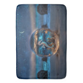 Seepferd Starfish Beach Unterwasser Badematte (Vorderseite Vertikal)