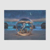 Seepferd Starfish Nautic Seidenpapier (Vorderseite)