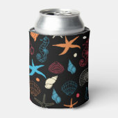 Seepferd Starfish Seashells Ocean Life Dosenkühler (Kanne Vorderseite)