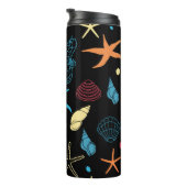 Seepferd Starfish Seashells Ocean Life Thermosbecher (Nach rechts gedreht)