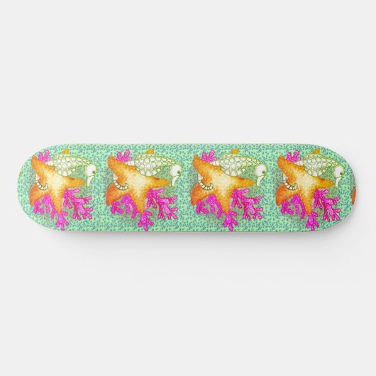 Seepferd Starfish Skateboard (Horizontal)