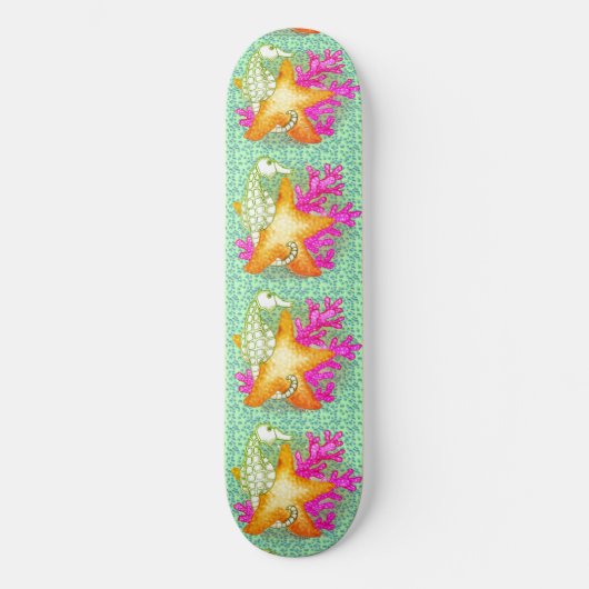 Seepferd Starfish Skateboard (Vorderseite)