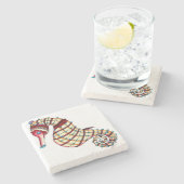 Seepferd-SteinUntersetzer Steinuntersetzer (Seitenansicht)