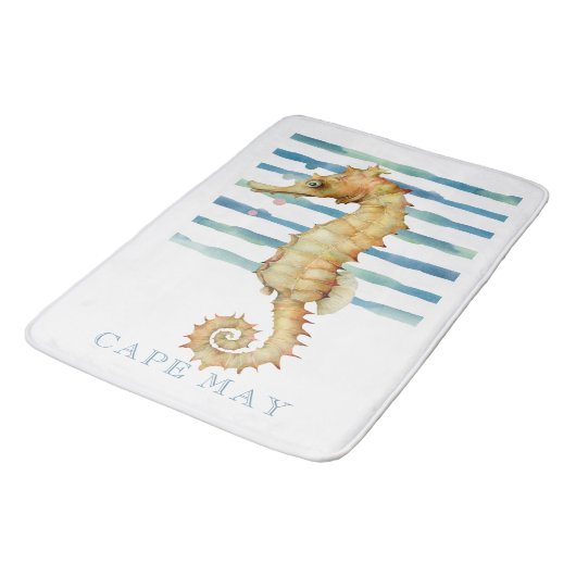 Seepferd, STRAND, KAP Badematte (Schrägansicht)