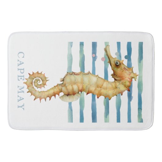 Seepferd, STRAND, KAP Badematte (Vorderseite)