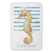 Seepferd, STRAND, KAP Badematte (Vorderseite Vertikal)