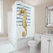 Seepferd, STRAND, KAP Duschvorhang (Beispiel)