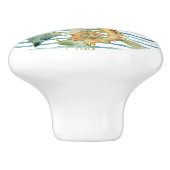 Seepferd, STRAND, KÜSTE Keramikknauf (Seitenansicht)