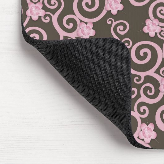 Seepferd-Strudel Mousepad (Ecke)