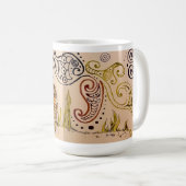 Seepferd Swirl Tasse (VorderseiteRechts)