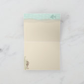 Seepferd-Szene Notecard Karte (Innenseite)