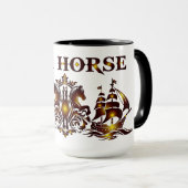 Seepferd Tasse (VorderseiteRechts)