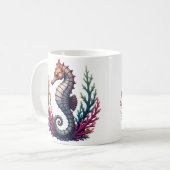 Seepferd Tasse - Ocean Animal Coffee Cup (Vorderseite Links)