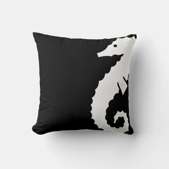 Seepferd Throw Kissen (Vorderseite)