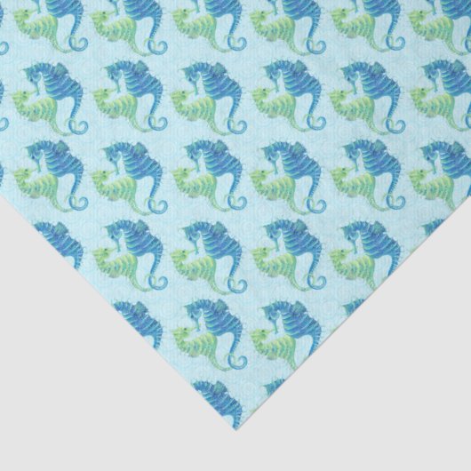 Seepferd Tissue Paper Seidenpapier (Detail)